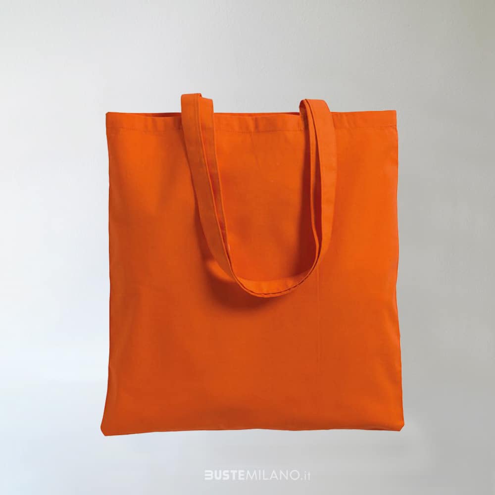 shopper-borsa-tessuto-cotone-arancio-bustemilano