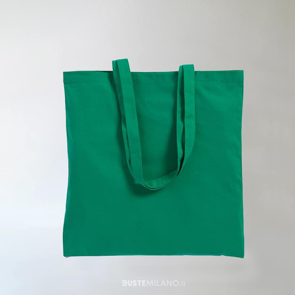 shopper-borsa-tessuto-cotone-verde-bustemilano