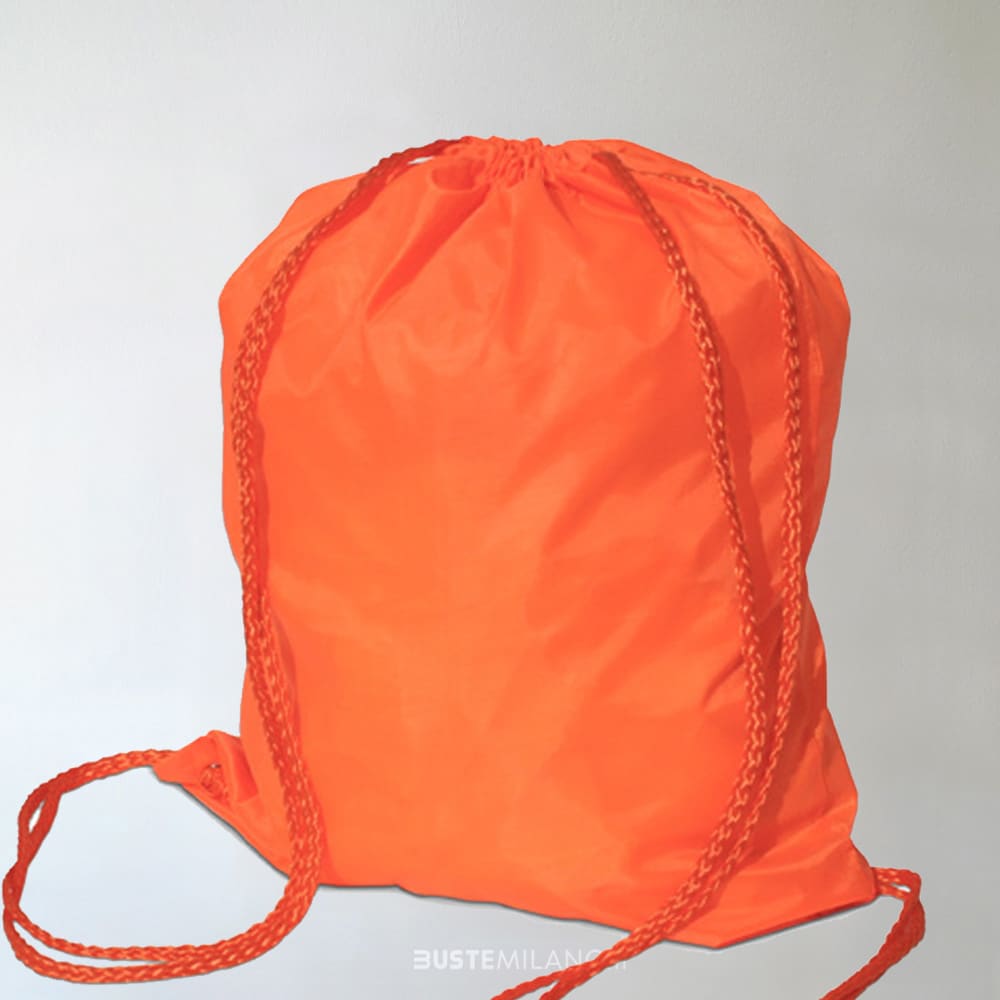 sacche zaini poliestere arancio N2 bustemilano