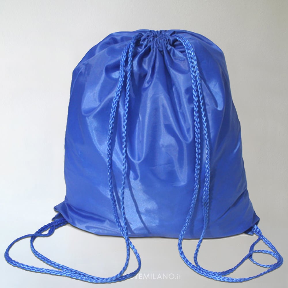 sacche zaini poliestere blu royal N2 bustemilano