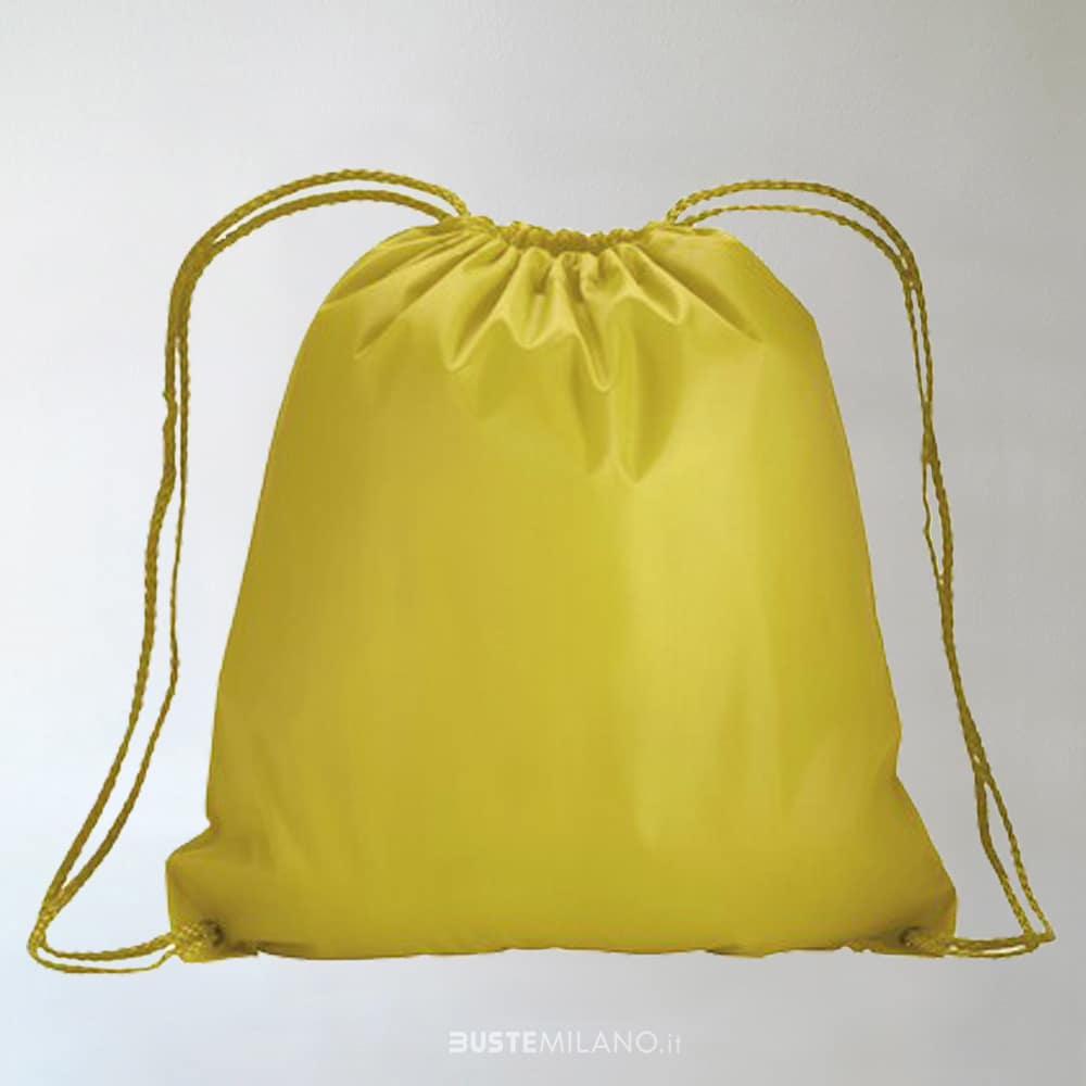 sacche zaini poliestere giallo N2 bustemilano