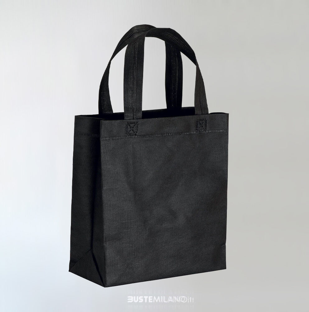 borsa-TNT-mini-nera-riutilizzabile-bustemilano